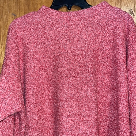 •WOOLY THREADS•RED LONG SLEEVE STADIUM PULLOVER CREWNECK TOP SIZE XXL EUC USA - Picture 5 of 11